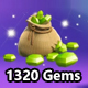 Clash of Clans Gems 1200